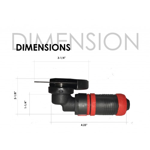 Master Palm Mini 3-Inch Low-Profile Cut-Off Tool – 16,500 RPM